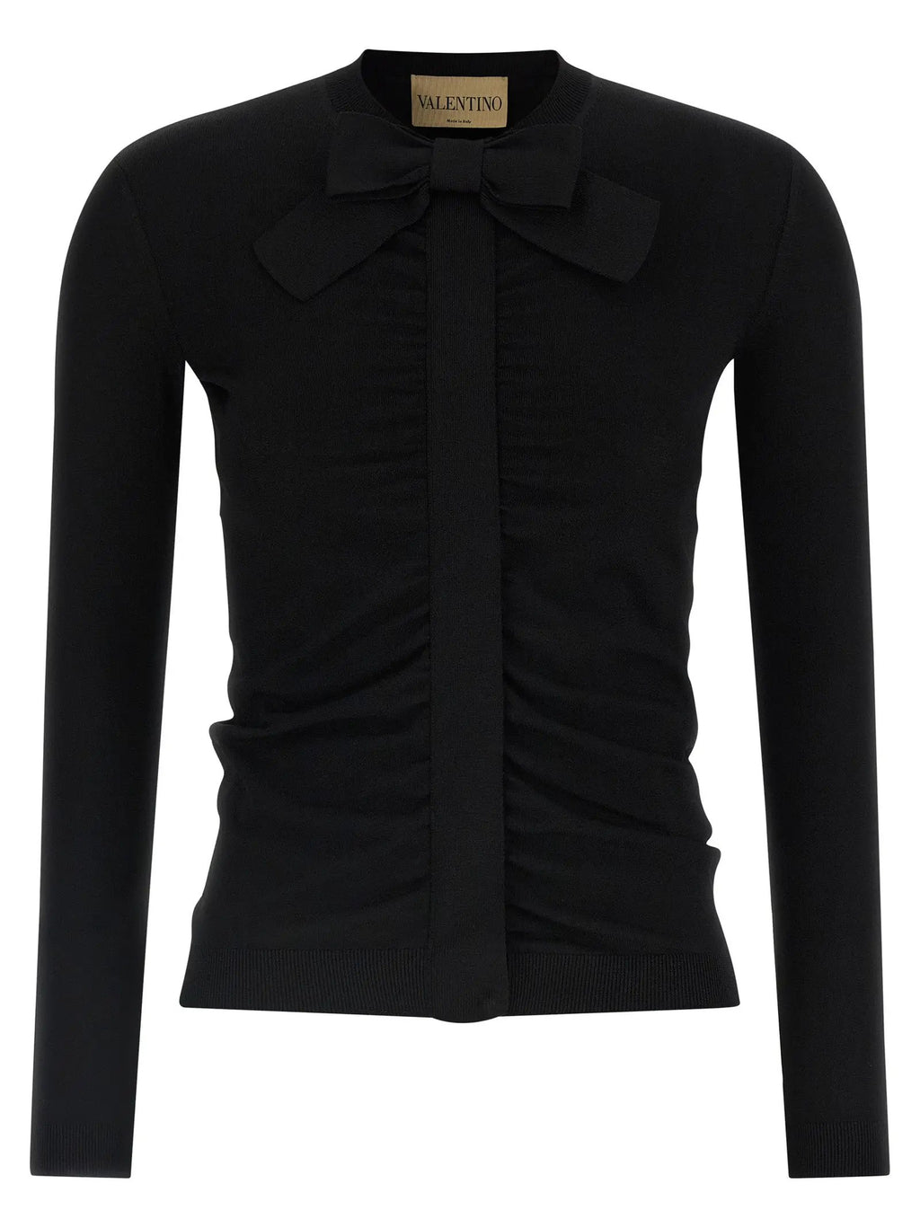 Valentino Garavani Black Viscose Cardigan