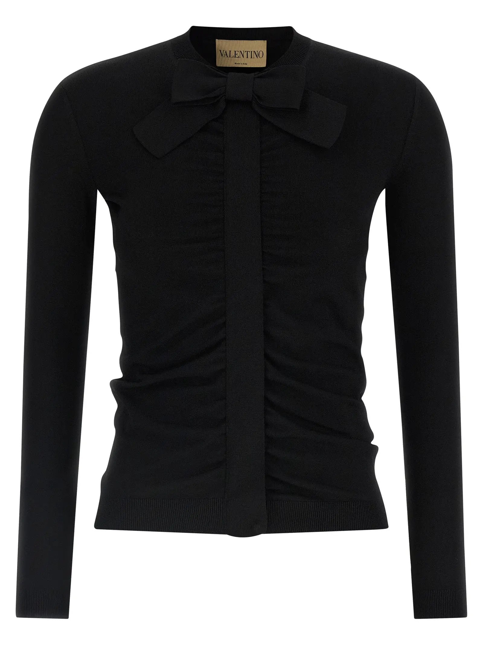 Valentino Garavani Black Viscose Cardigan