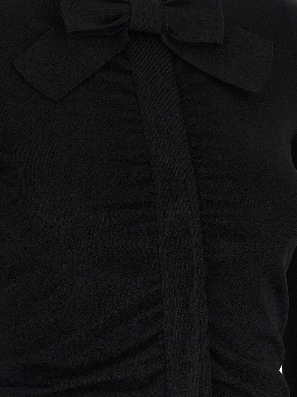 Valentino Garavani Black Viscose Cardigan