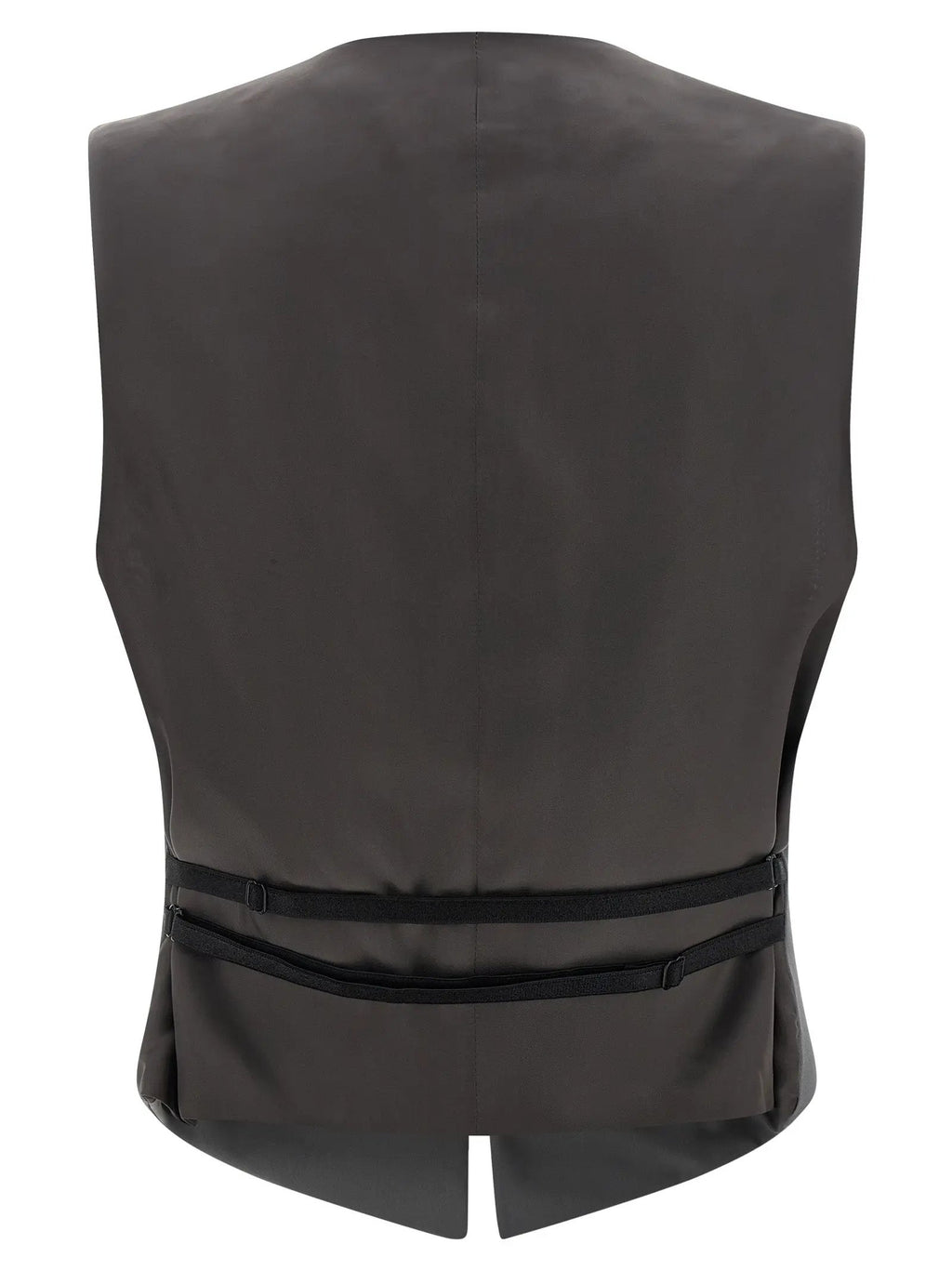 Armarium Gray Virgin Wool Sleeveless Jacket