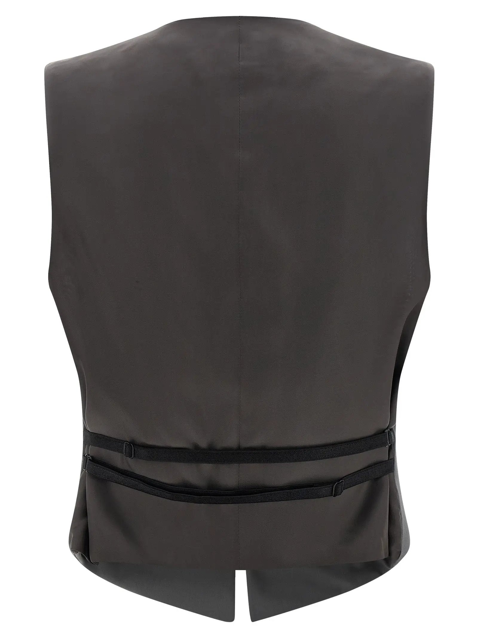 Armarium Gray Virgin Wool Sleeveless Jacket