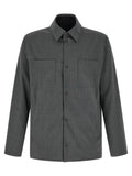 Herno Gray Polyester Full-Length Jacket