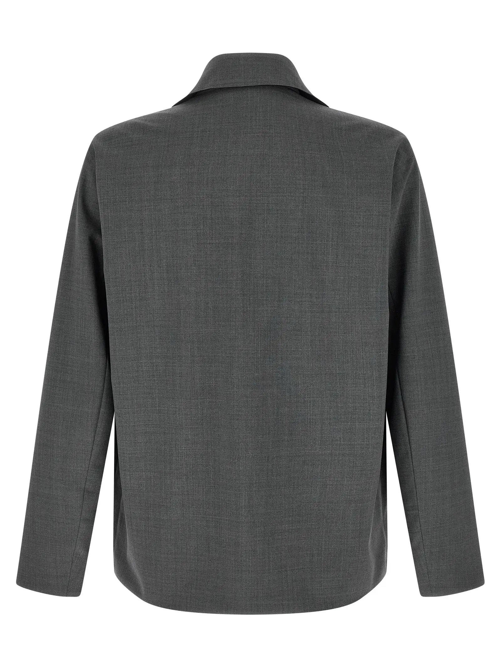 Herno Gray Polyester Full-Length Jacket