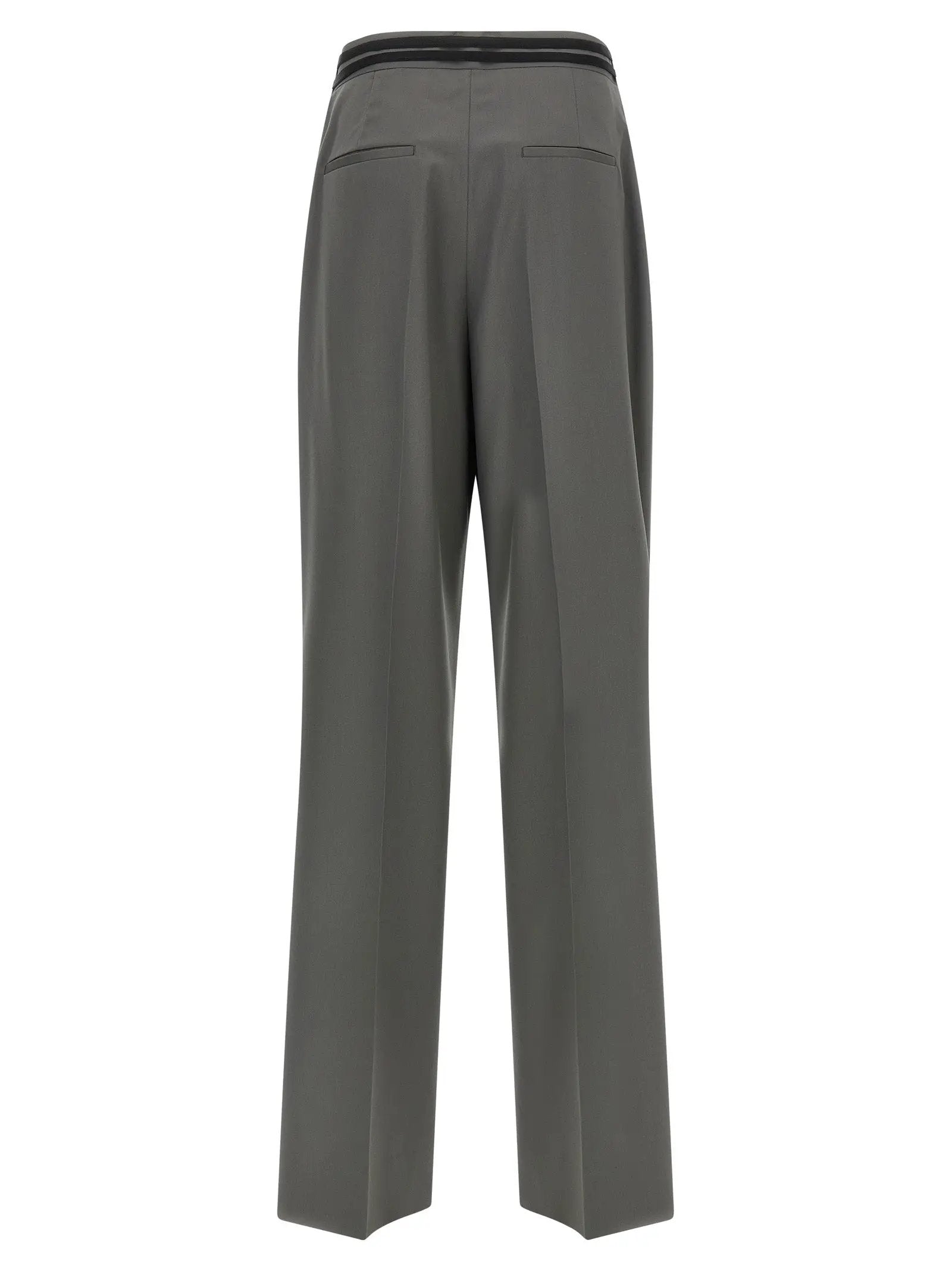 Armarium Gray Virgin Wool Dress Pants