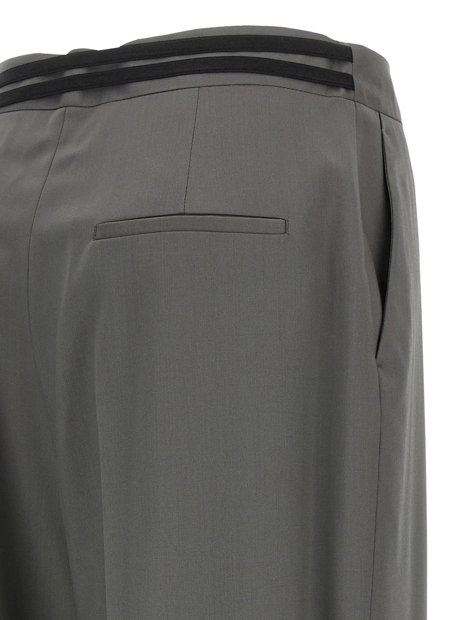Armarium Gray Virgin Wool Dress Pants