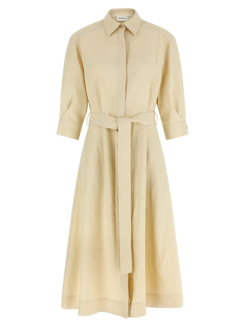 P.A.R.O.S.H. Beige Viscose Long Dress