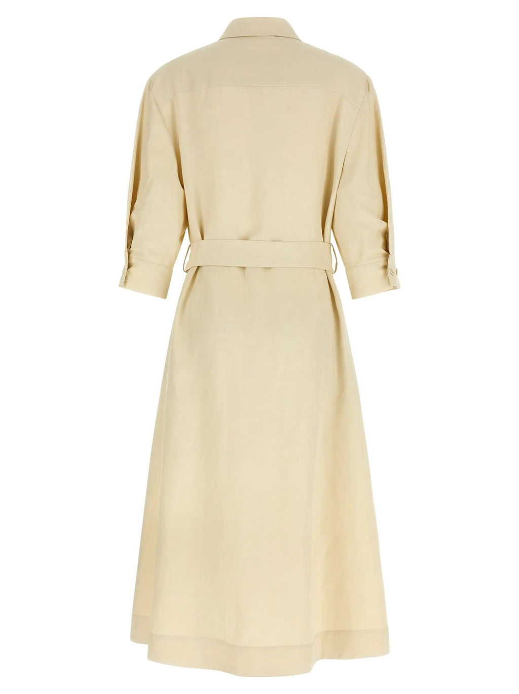 P.A.R.O.S.H. Beige Viscose Long Dress