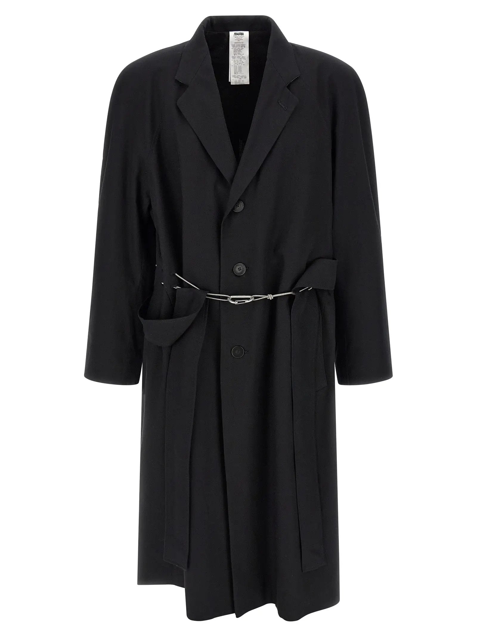Magliano Black Cotton Coat