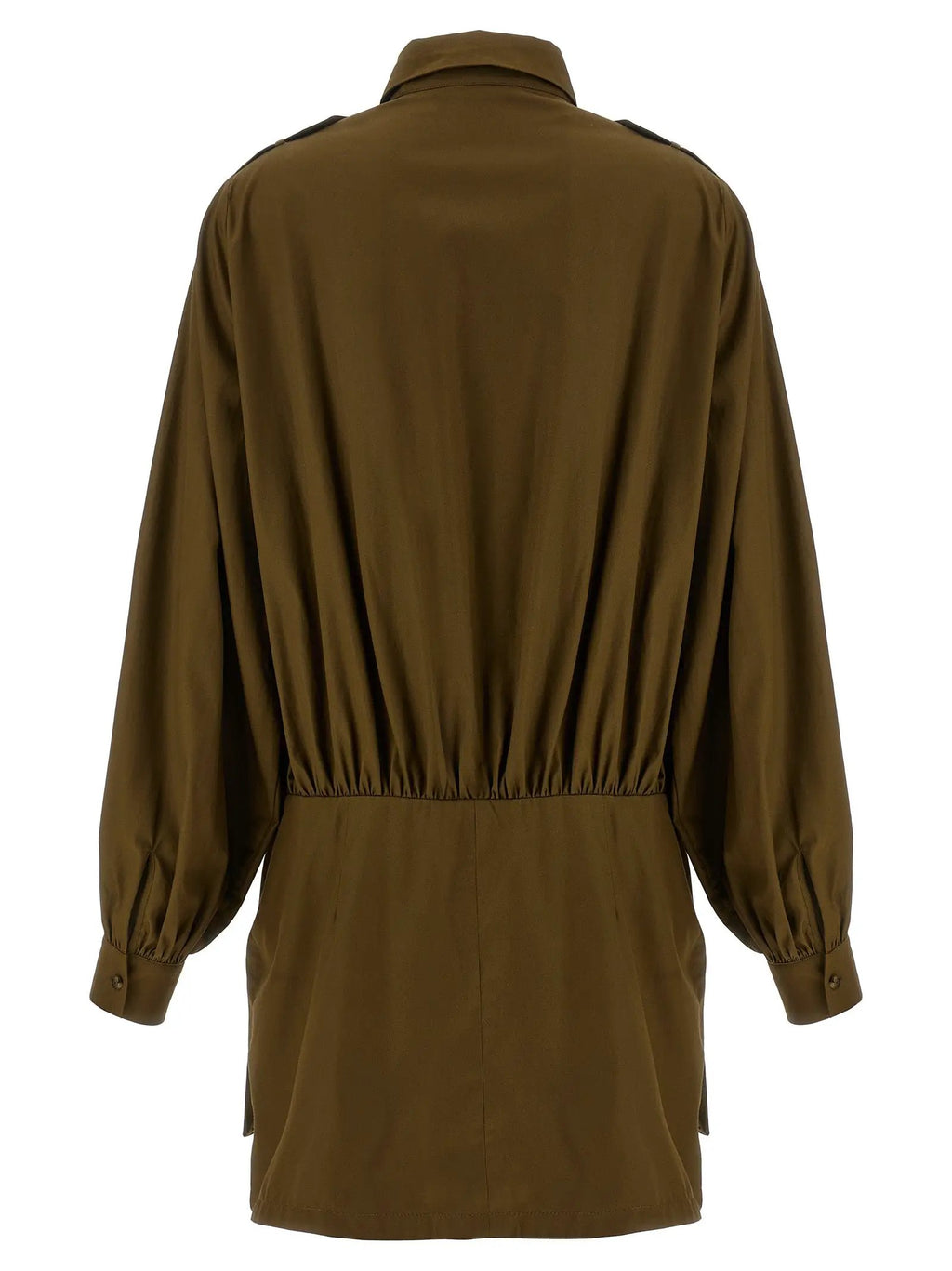 7 For All Mankind Brown Cotton Short Dress