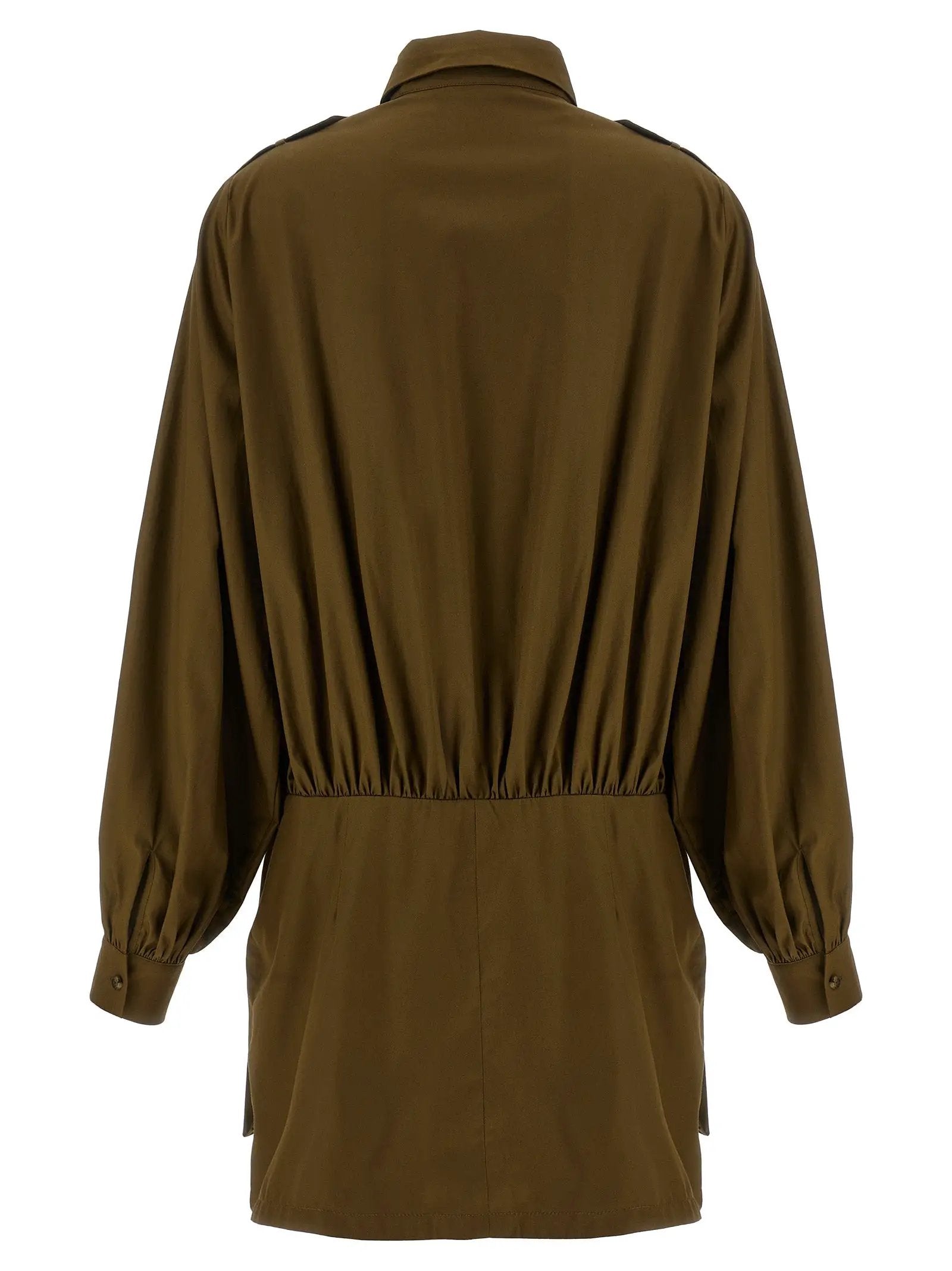 7 For All Mankind Brown Cotton Short Dress
