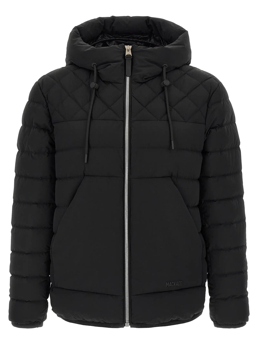Mackage Black Nylon Full-Length Jacket