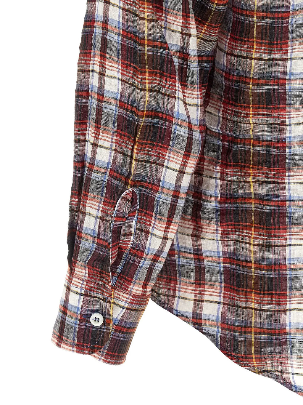 Dsquared² Multicolor Linen Blouse