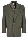 Magliano Bicolor Virgin Wool Blazer