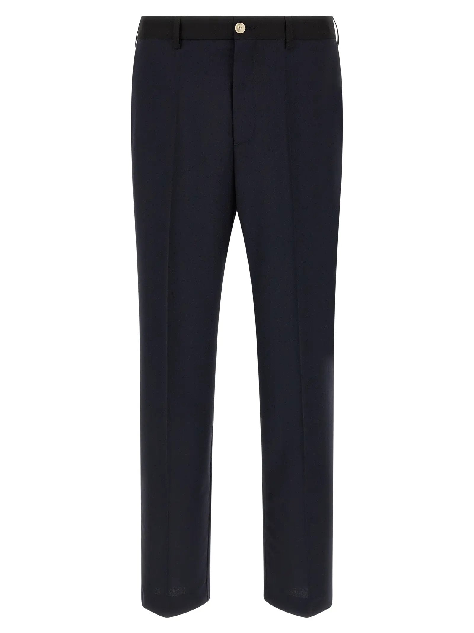 Marni Blue Virgin Wool Casual Pants