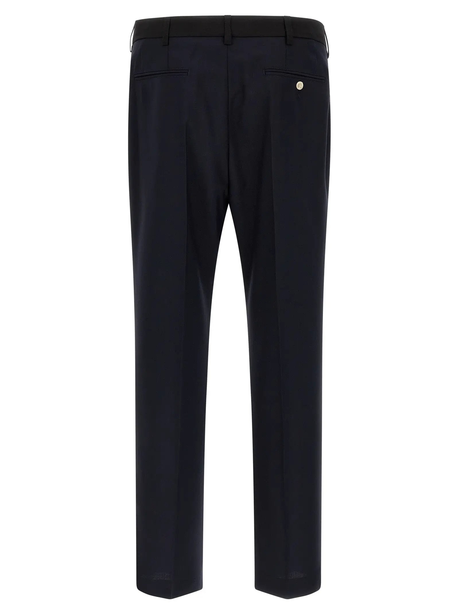 Marni Blue Virgin Wool Casual Pants