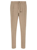 Incotex Beige Virgin Wool Casual Pants