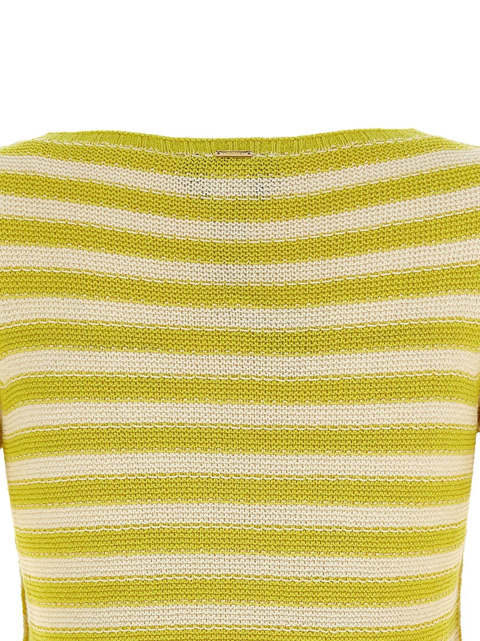 Twinset Bicolor Cotton Cardigan
