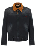 Marni Gray Cotton Denim Jacket