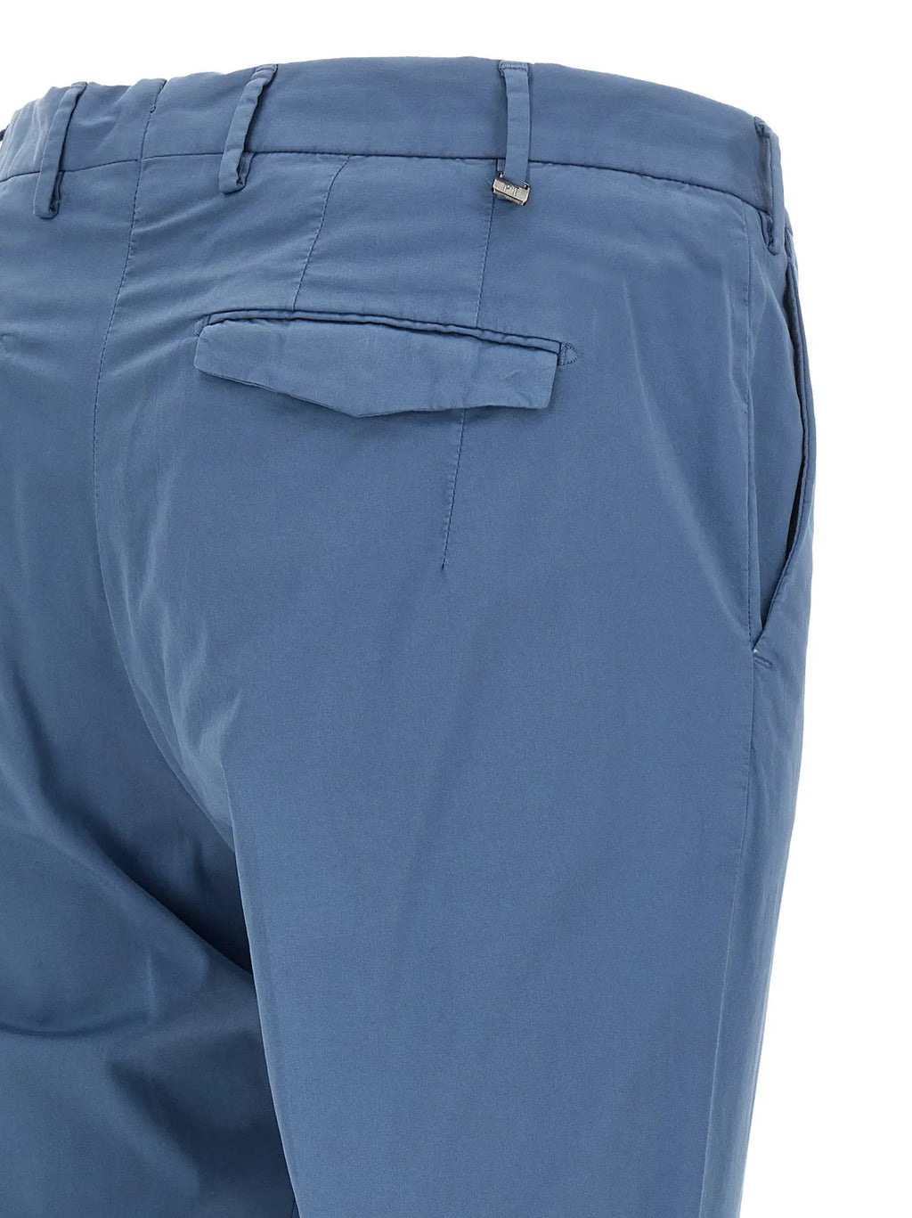 PT Torino Blue Cotton Casual Pants