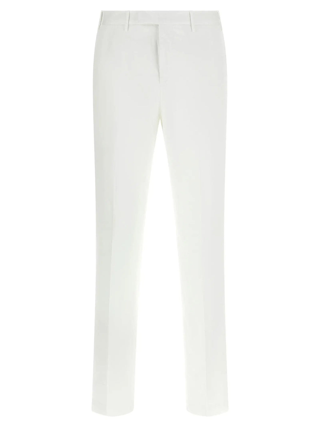 PT Torino White Cotton Dress Pants