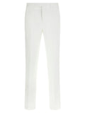 PT Torino White Cotton Dress Pants