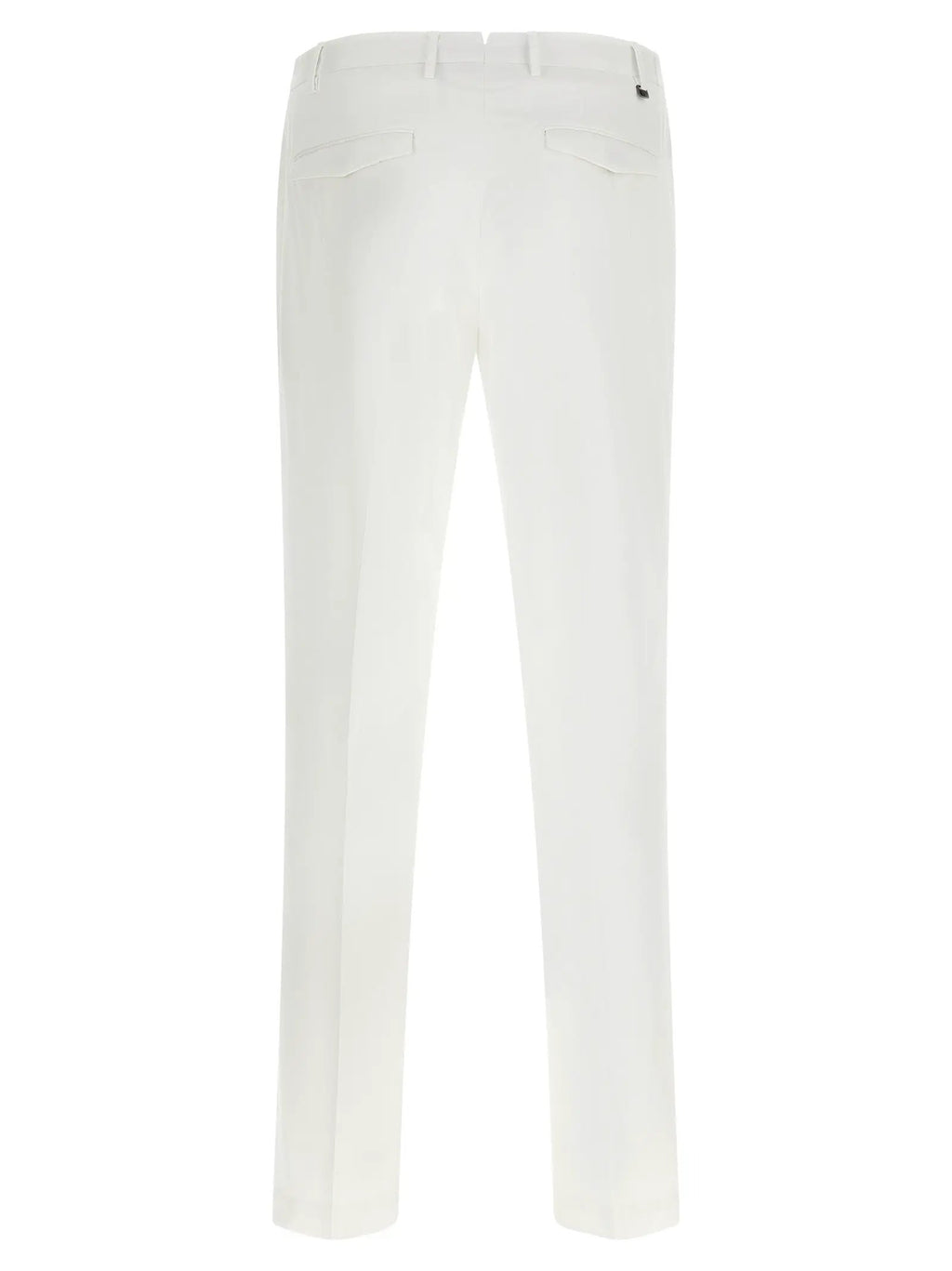 PT Torino White Cotton Dress Pants