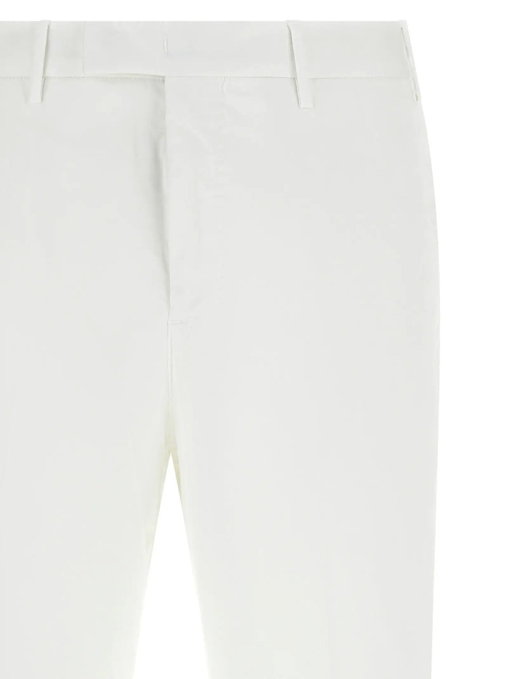 PT Torino White Cotton Dress Pants