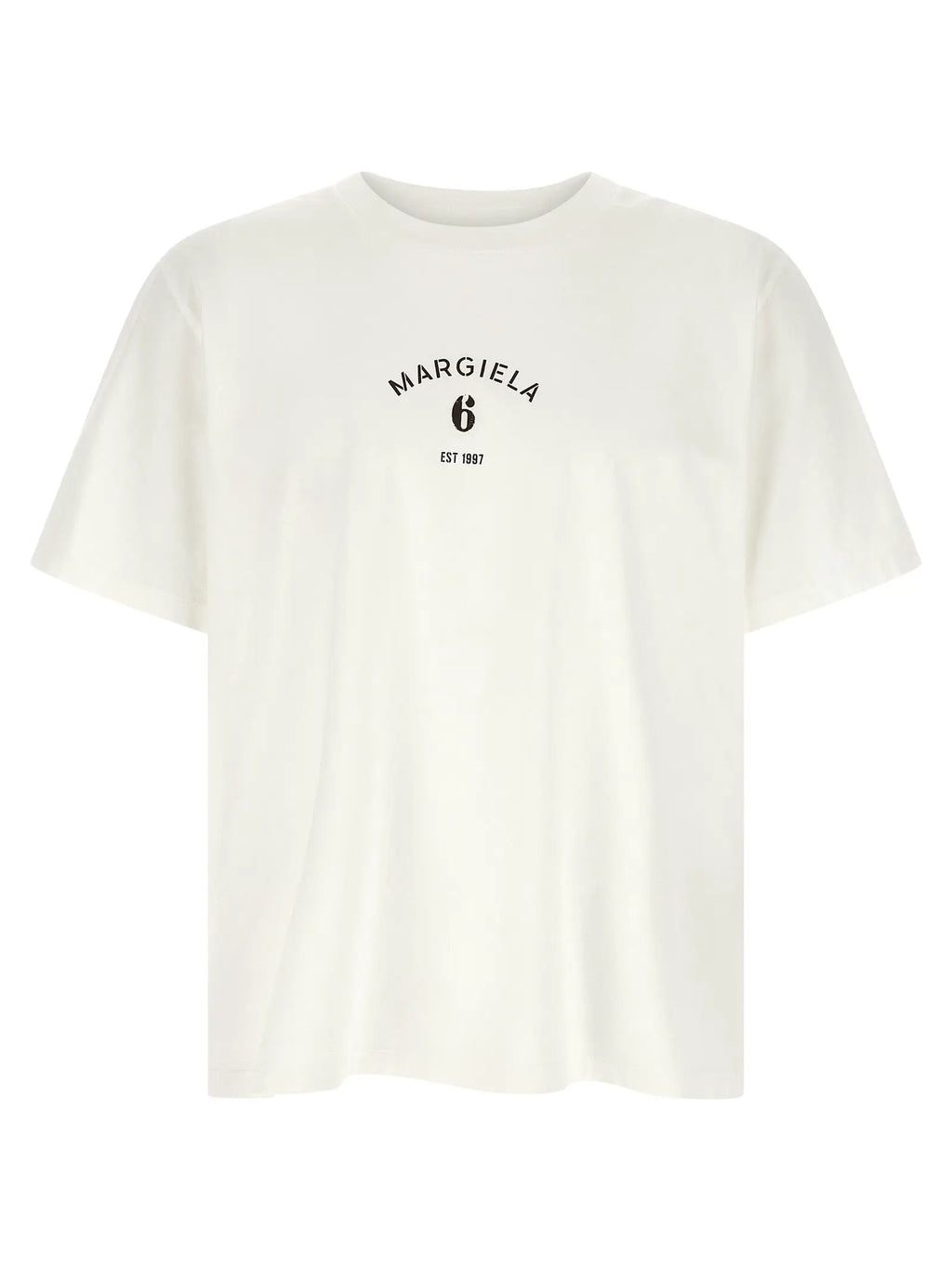 MM6 Maison Margiela White Cotton T-Shirt