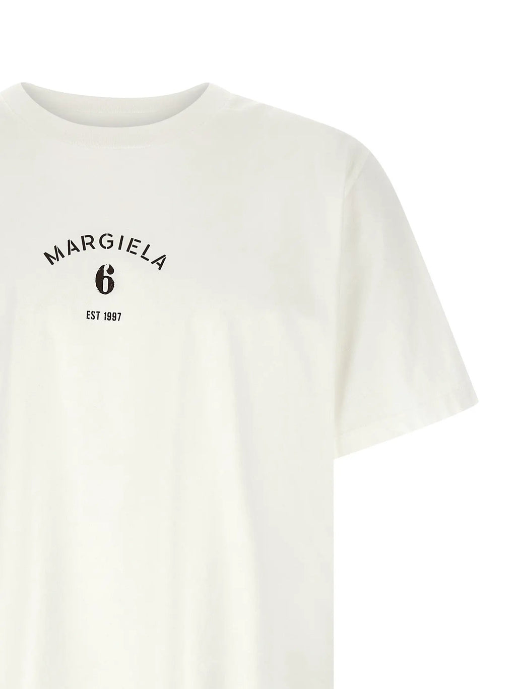 MM6 Maison Margiela White Cotton T-Shirt