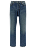 Department 5 Blue Cotton Straight-Leg Jeans