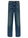 Department 5 Blue Cotton Straight-Leg Jeans