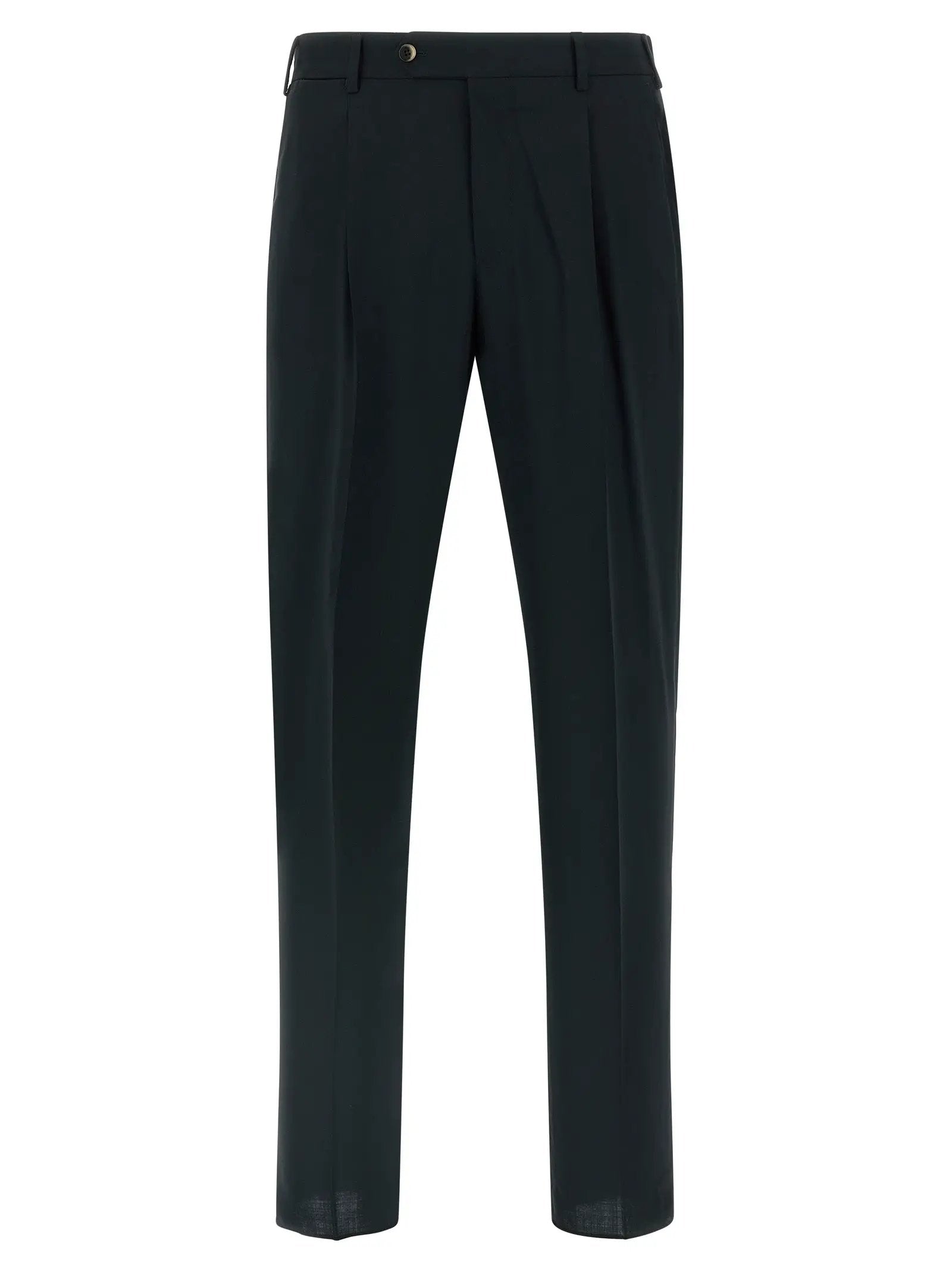 PT Torino Black Virgin Wool Pants
