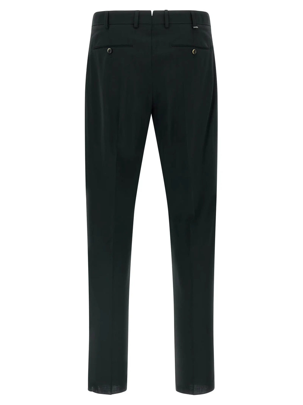 PT Torino Black Virgin Wool Pants