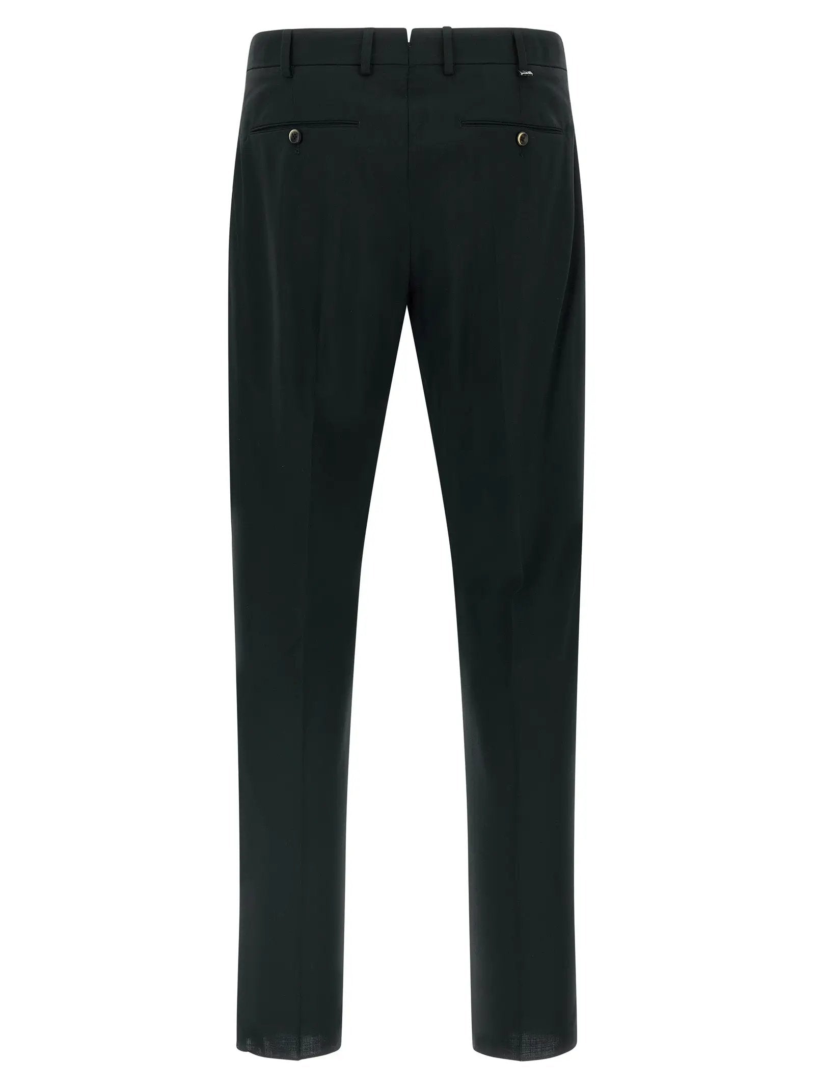 PT Torino Black Virgin Wool Pants
