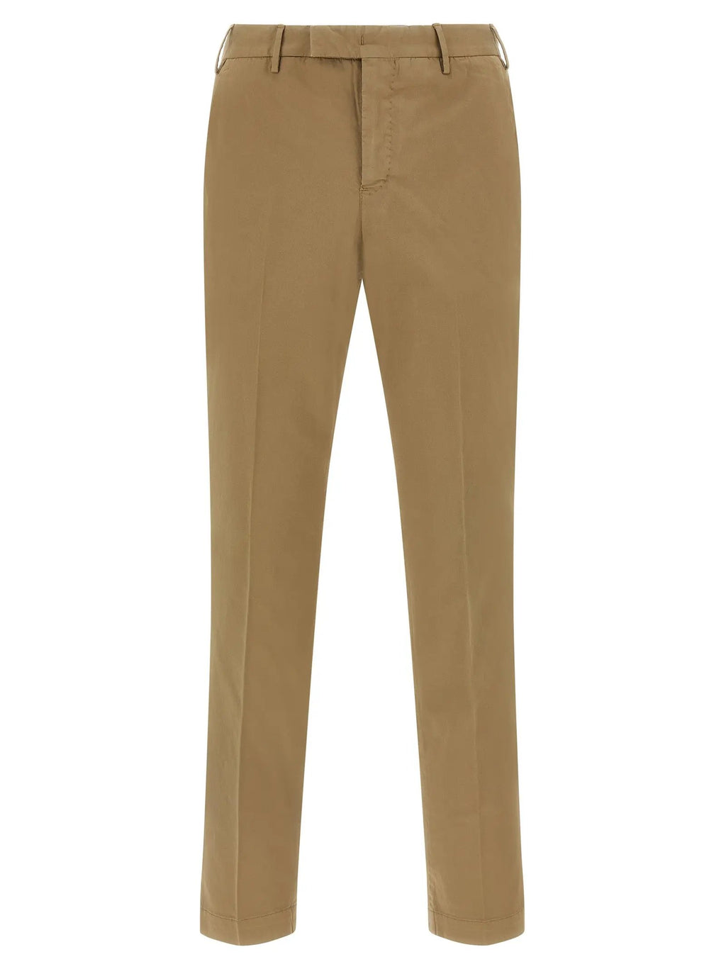 PT Torino Brown Cotton Dress Pants