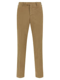 PT Torino Brown Cotton Dress Pants