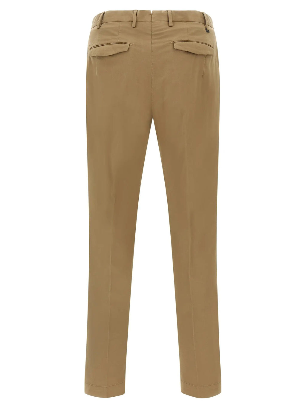PT Torino Brown Cotton Dress Pants