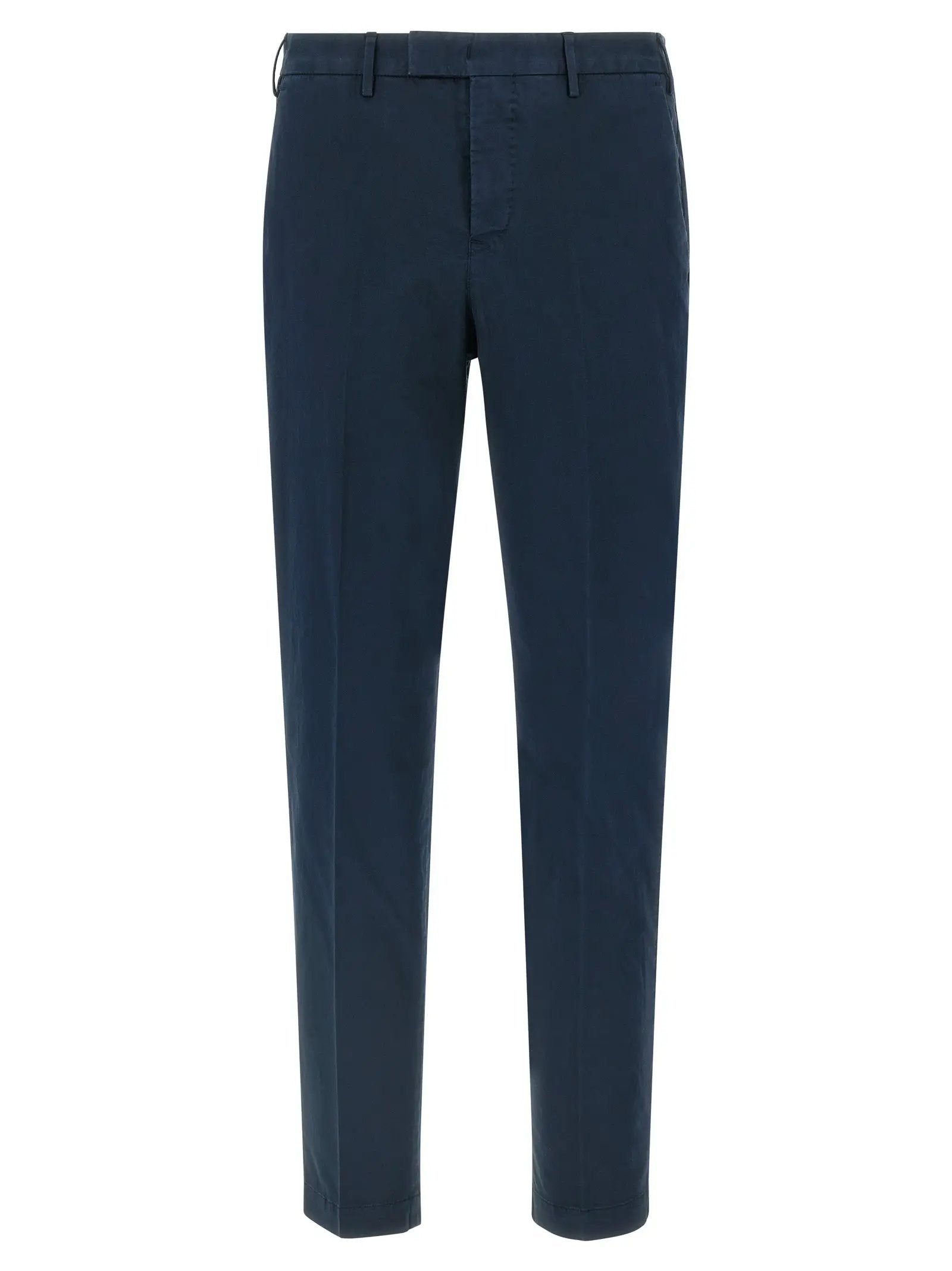 PT Torino Blue Cotton Casual Pants