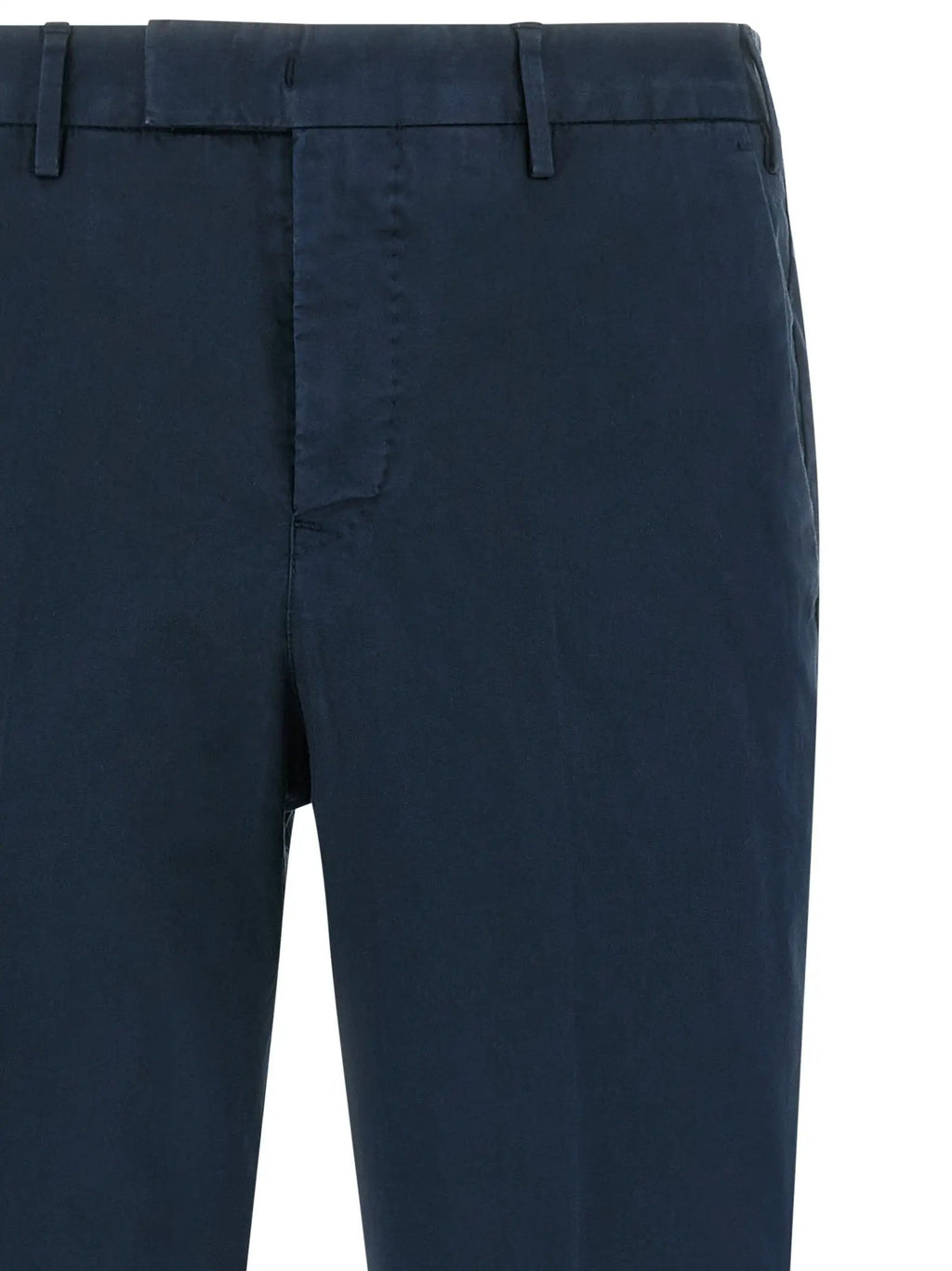 PT Torino Blue Cotton Casual Pants