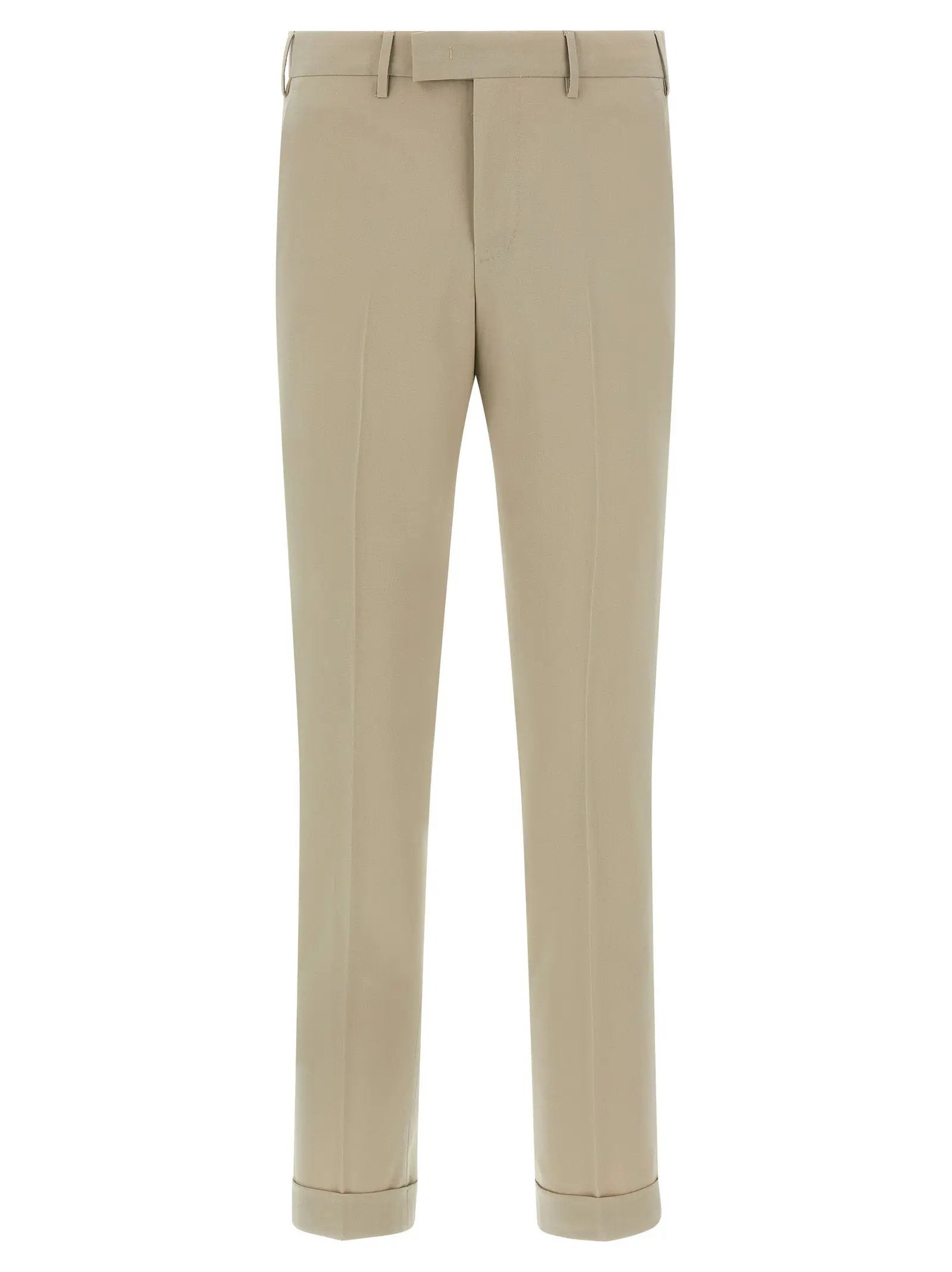 PT Torino Beige Virgin Wool Dress Pants