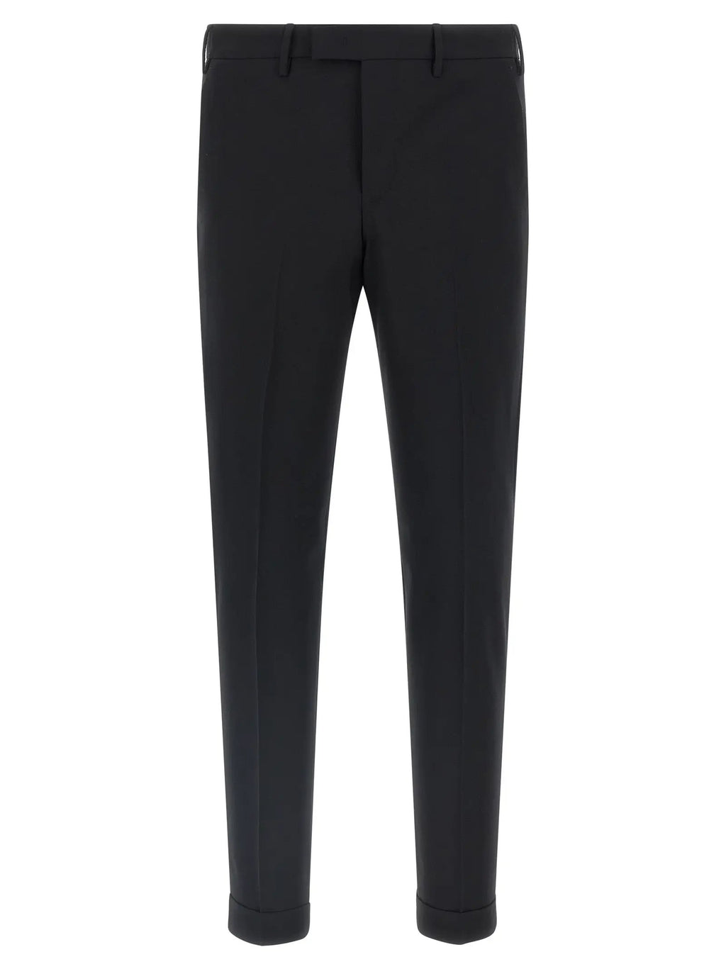 PT Torino Black Virgin Wool Dress Pants