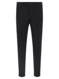 PT Torino Black Virgin Wool Dress Pants