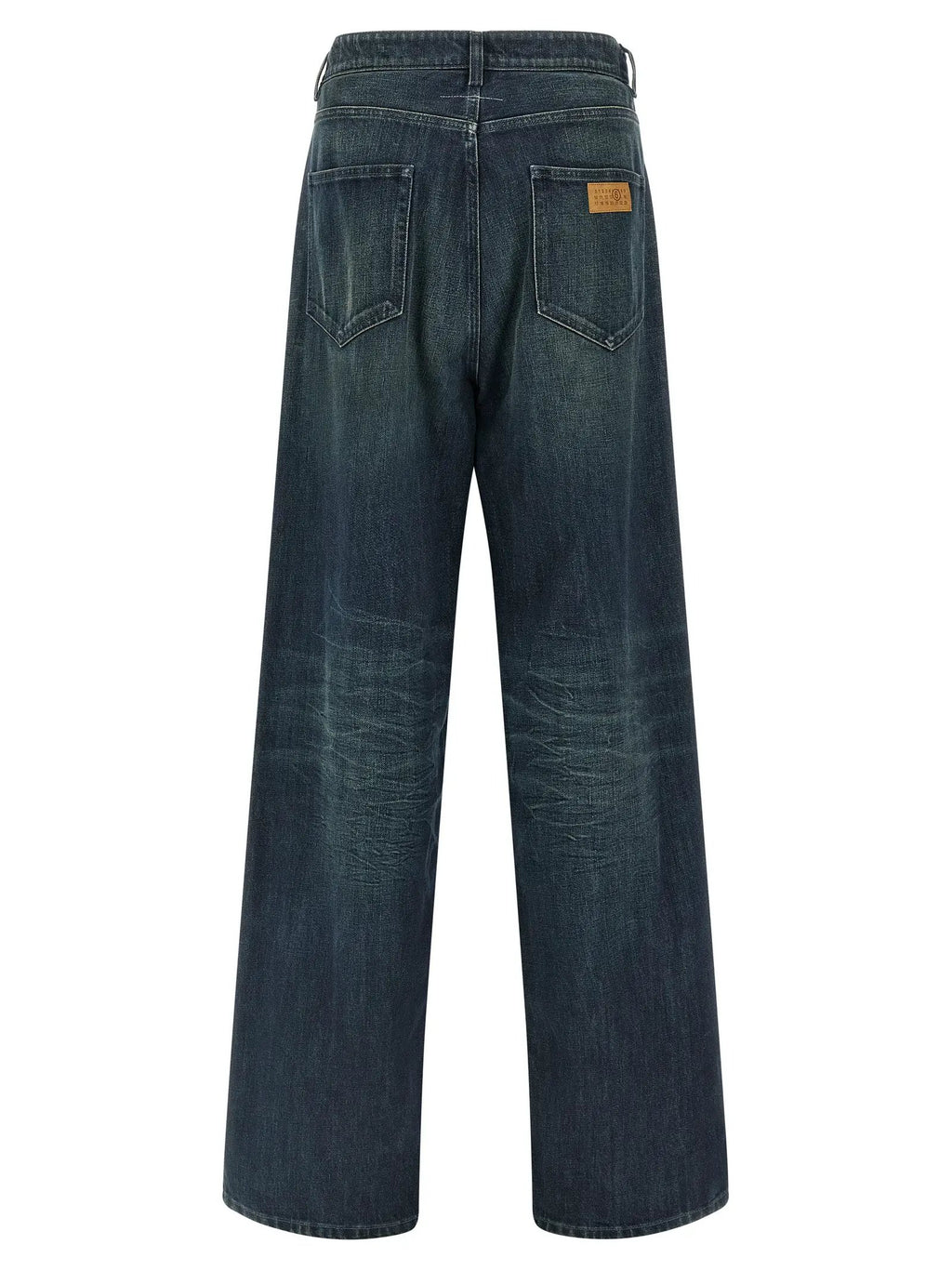 MM6 Maison Margiela Blue Cotton Jeans Denim