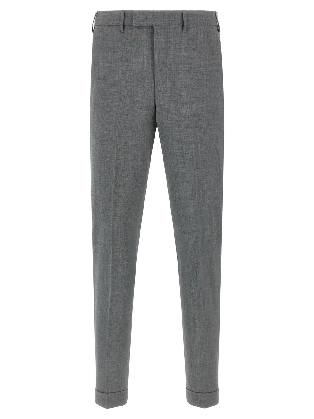 PT Torino Gray Virgin Wool Dress Pants