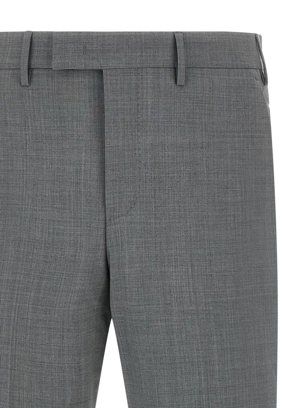 PT Torino Gray Virgin Wool Dress Pants
