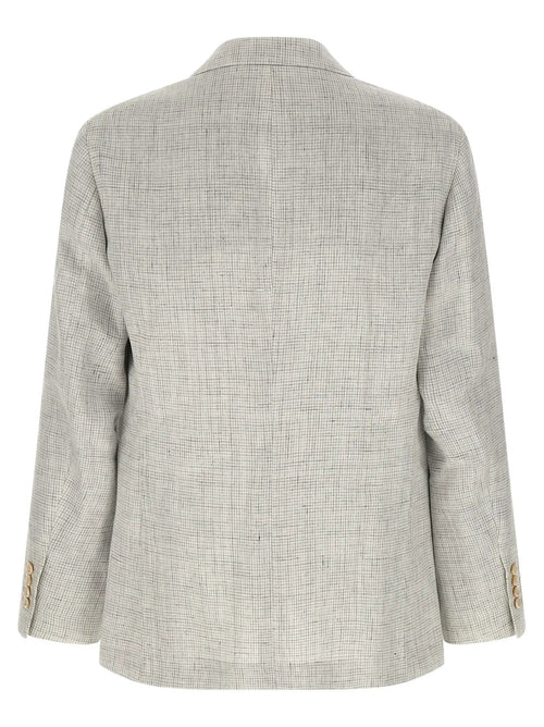 Brunello Cucinelli Beige Linen Blazer
