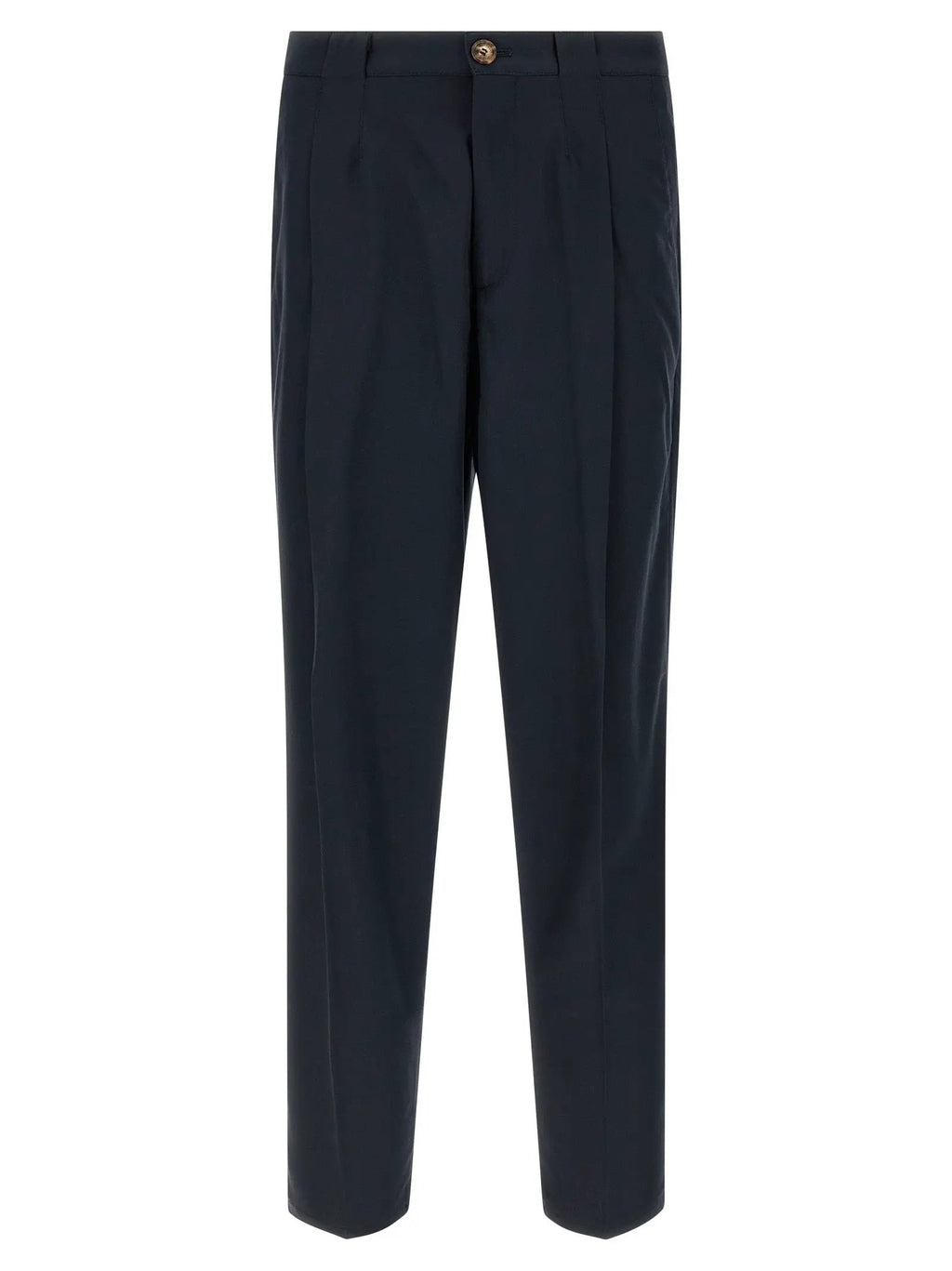 Brunello Cucinelli Blue Cotton Chino Pants