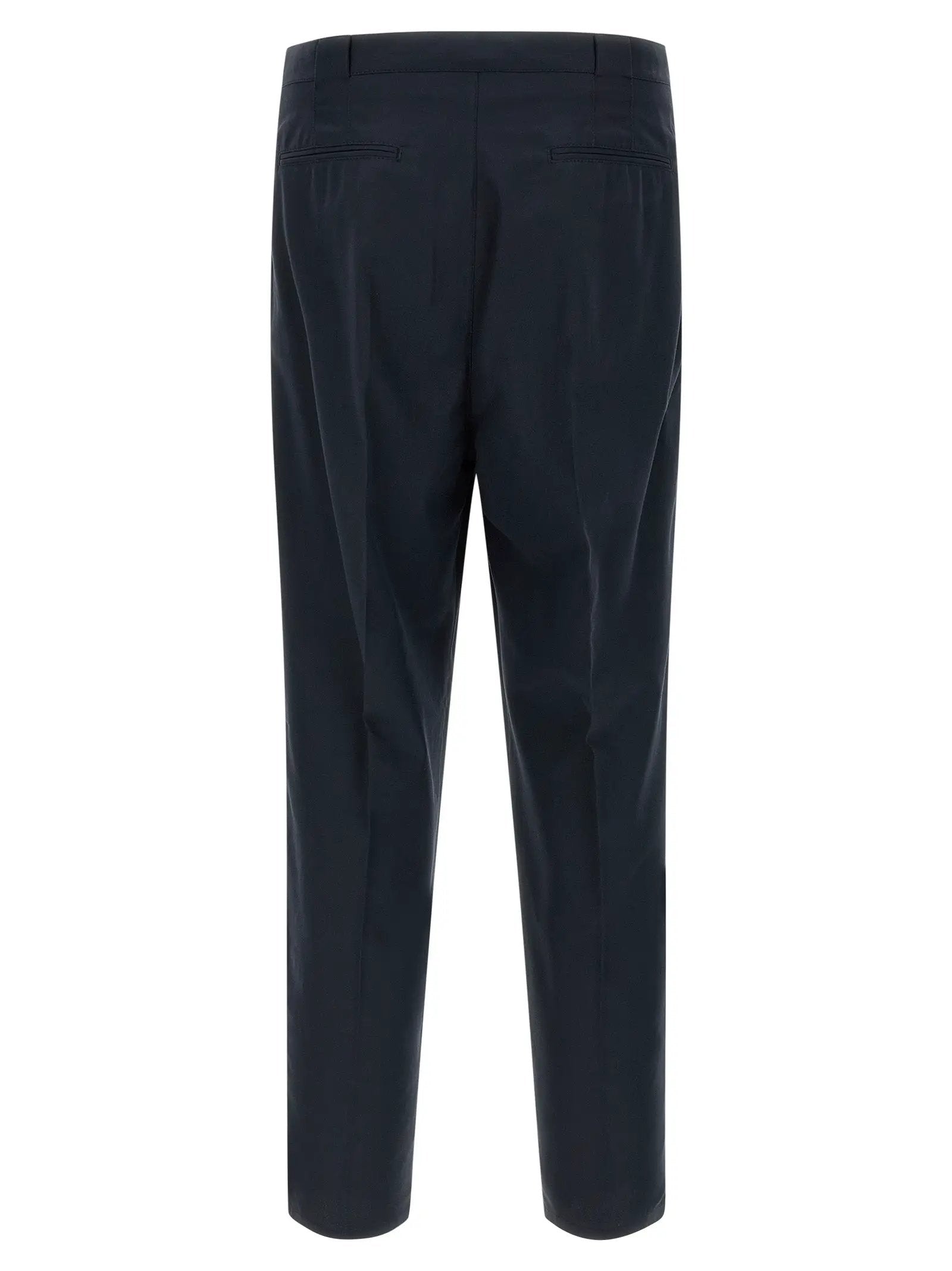 Brunello Cucinelli Blue Cotton Chino Pants