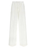 Herno White Cotton Casual Pants