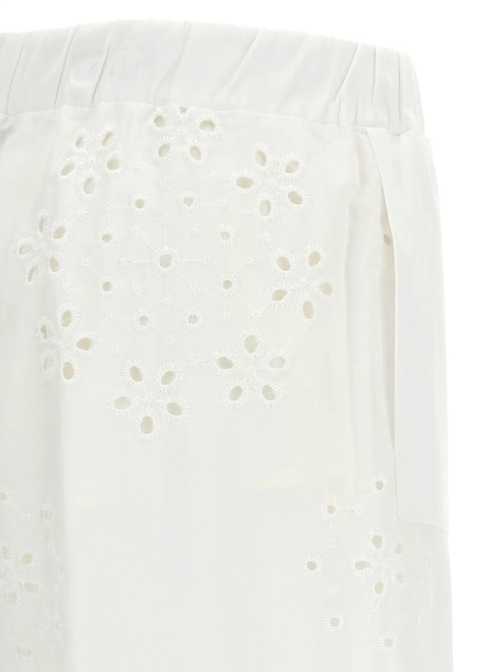 Herno White Cotton Casual Pants